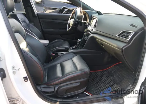 2018 Hyundai Elantra Sport from USA, damaged, VIN KMHD04LB7JU534799